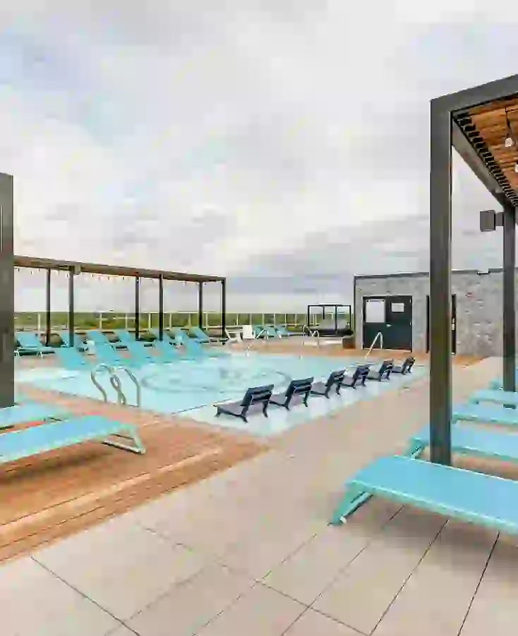 Rooftop Pool and Hot Tub